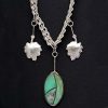 Inlay Leaf Pendant-0